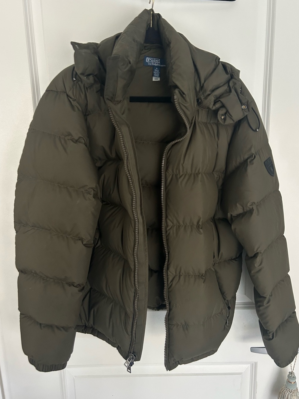 Ralph Lauren Men’s Olive Puffer Jacket
